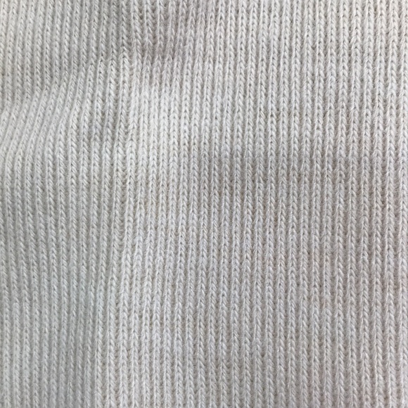 Choosy Elsa Cream Cropped Slouchy Slit Bell Sleeve Boxy Sweater Size XSmall New - Picture 5 of 12